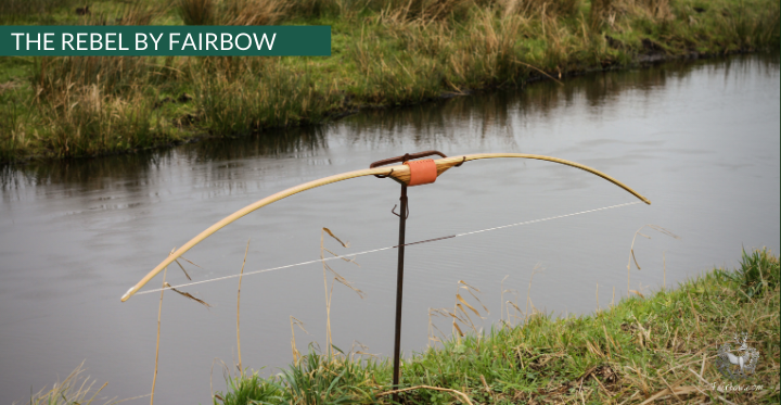 THE REBEL BOW 38@28 EBONY AND TIGERWOOD-Bow-Fairbow-Fairbow