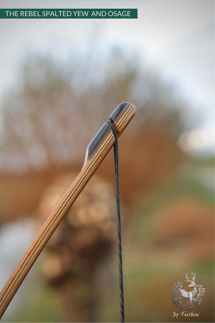 THE REBEL BOW 42@28 CLEAR GLASS, OSAGE AND YEW FINISH-Bow-Fairbow-Fairbow