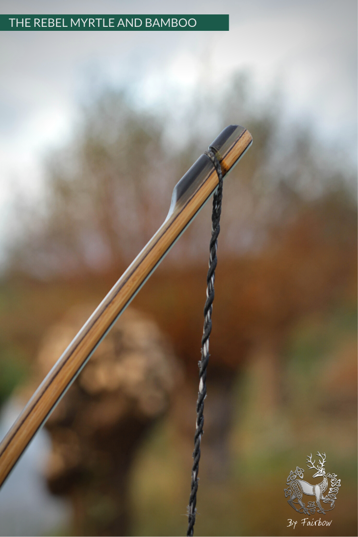 THE REBEL BOW 52@28 CLEAR AND WHITE GLASS, BAMBOO AND MYRTLE-Bow-Fairbow-Fairbow