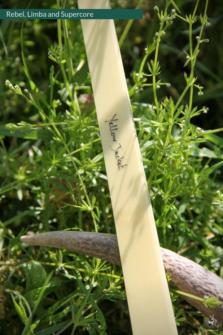 THE REBEL, BOW WITH BACKSET 30@28 CLEAR GLASS, BAMBOO AND LIMBA RISER-Bow-Fairbow-Fairbow