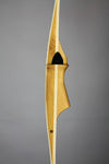 THE VERTEX BOW R-D 68" OSAGE AND WHITE, BAMBOO-GLASS 50 LBS @ 28 INCH RH-Bow-Fairbow-Fairbow
