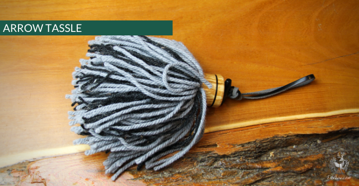 WOOD N WOOL TASSLE, IN CASE YOUR ARROWS GET SMUDGED-Sundries-Fairbow-Dark green-Fairbow