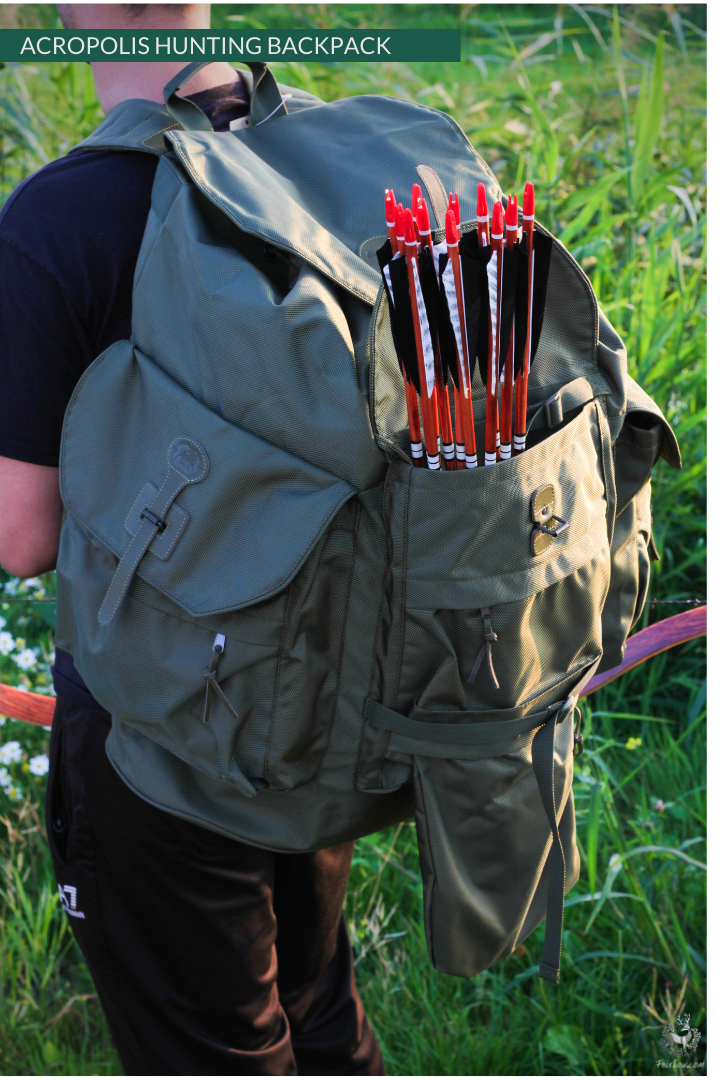 ZOMBIE HUNTING BACKPACK WITH ARROW COMPARTIMENT BY ACROPOLIS-bag-Acropolis-Fairbow